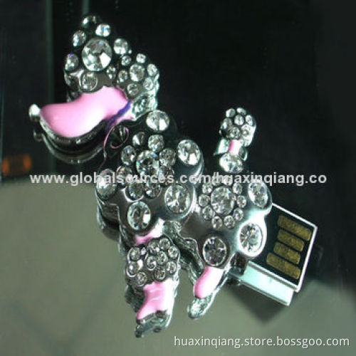 USB Flash Drive, Diamond + Animal Shape Style